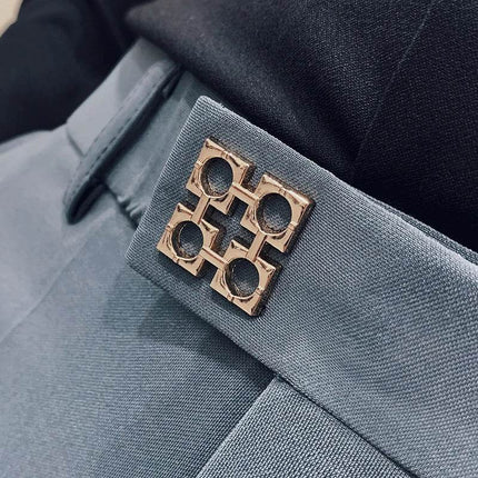 Men Slim Fit Black White Grey Suit Business Casual Pants - Pants - BC - Mad Fly Essentials