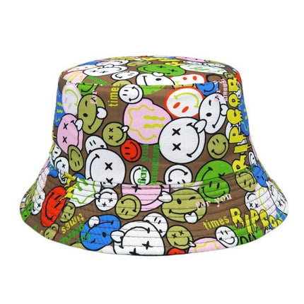 Men Smile Face Happy Party Bucket Hat - Hat - OCCA - Mad Fly Essentials