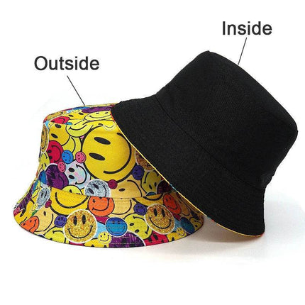 Men Smile Face Happy Party Bucket Hat - Hat - OCCA - Mad Fly Essentials