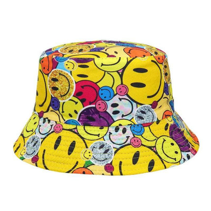 Men Smile Face Happy Party Bucket Hat - Hat - OCCA - Mad Fly Essentials