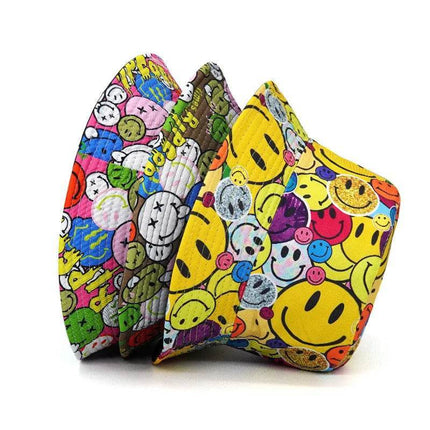 Men Smile Face Happy Party Bucket Hat - Hat - OCCA - Mad Fly Essentials