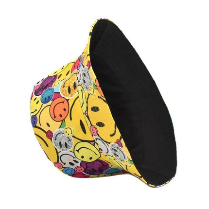 Men Smile Face Happy Party Bucket Hat - Hat - OCCA - Mad Fly Essentials