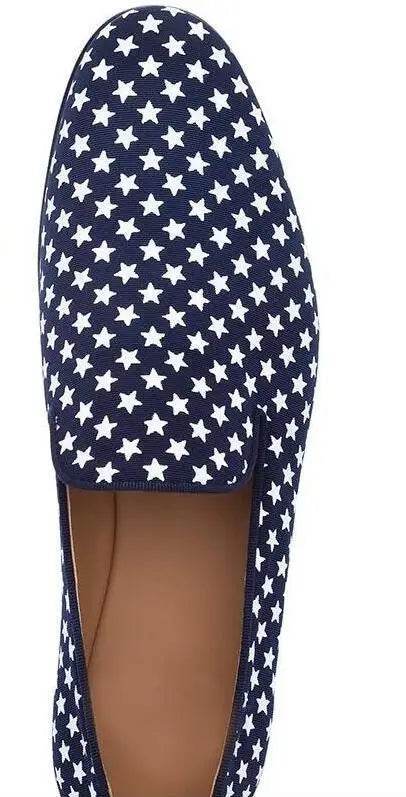 Men Smoking Striped Stars Wedding Loafers - Loafers - Piergitar - Mad Fly Essentials