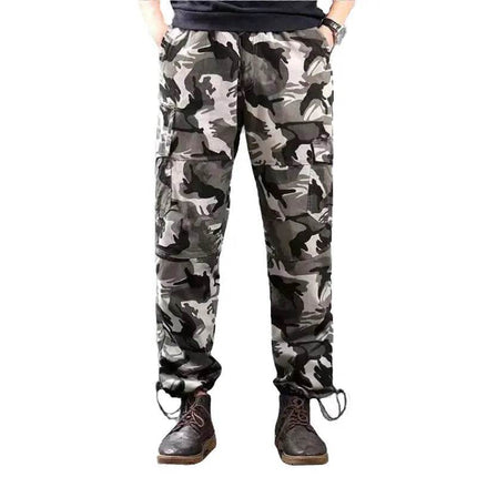 Men Solid Khaki Tactical Cargo Pants - Cargo Pants - TrendSetter - Mad Fly Essentials
