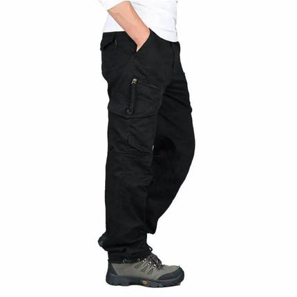 Men Solid Khaki Tactical Cargo Pants - Cargo Pants - TrendSetter - Mad Fly Essentials