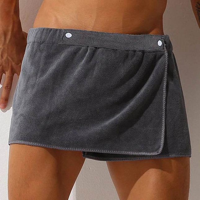 Sleepwear Set Men Solid Microfiber Pajama Bottoms Sleepwear Set CLEVER-MENMODE Mad Fly Essentials