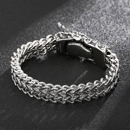 Men Stainless Dragon Vikings Bracelet - Mad Fly Essentials