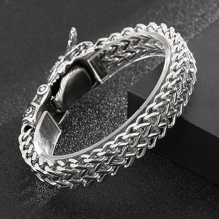 Men Stainless Dragon Vikings Bracelet - Bracelet - Fongten - Mad Fly Essentials