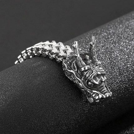 Men Stainless Dragon Vikings Bracelet - Bracelet - Fongten - Mad Fly Essentials
