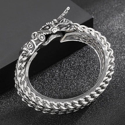 Men Stainless Dragon Vikings Bracelet - Bracelet - Fongten - Mad Fly Essentials