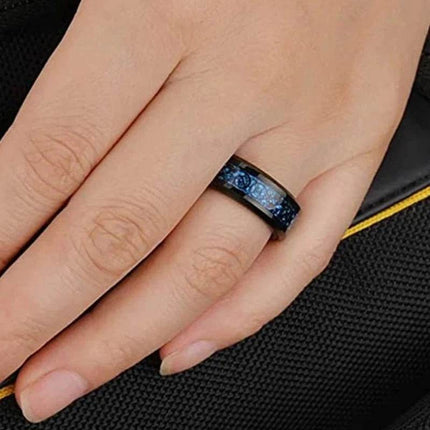 Men Stainless Steel Celtic Dragon Ring - Ring - Celtic Life - Mad Fly Essentials