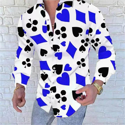 Men Stand Poker Party Graphic Shirt- Mad Fly Essentials