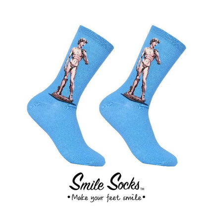 Men Starry Night Van Gogh Retro Mid-Tube Socks - Mad Fly Essentials