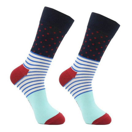 Men Starry Night Van Gogh Retro Mid-Tube Socks - Mad Fly Essentials