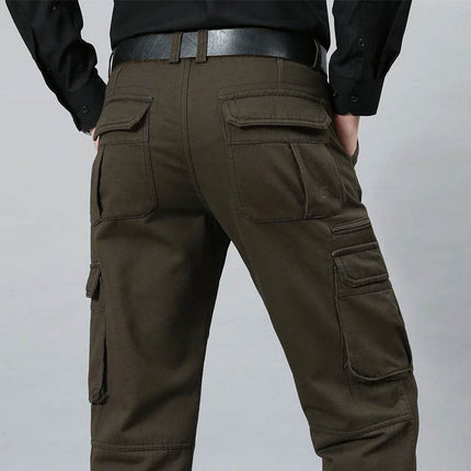 Men Straight Leg Casual Khaki Cargo Pants - Cargo Pants - ICPANS - Mad Fly Essentials