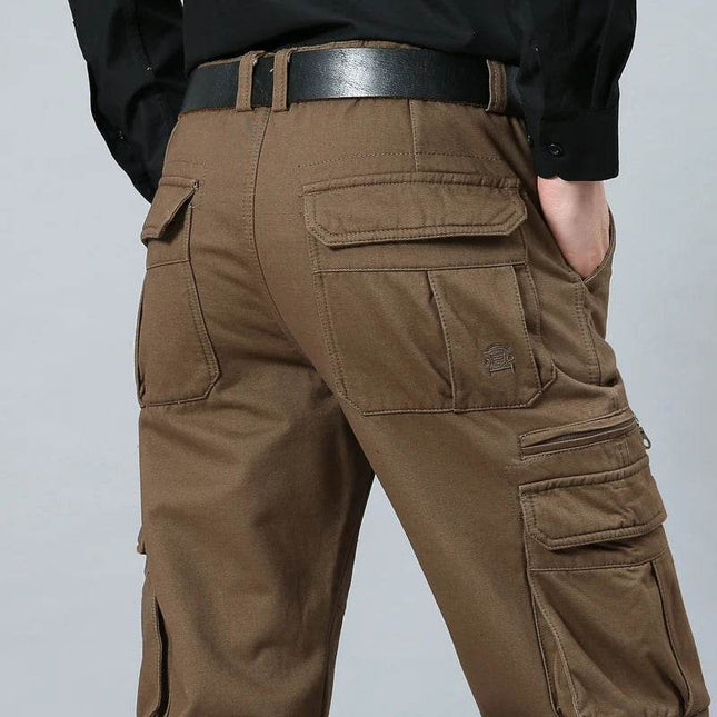 Men Straight Leg Casual Khaki Cargo Pants - Cargo Pants - ICPANS - Mad Fly Essentials