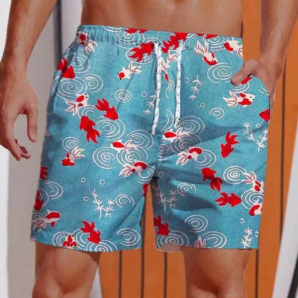Men Summer 3D Hawaiian Animal Boardshorts - Boardshorts - Beach Fellow - Mad Fly Essentials
