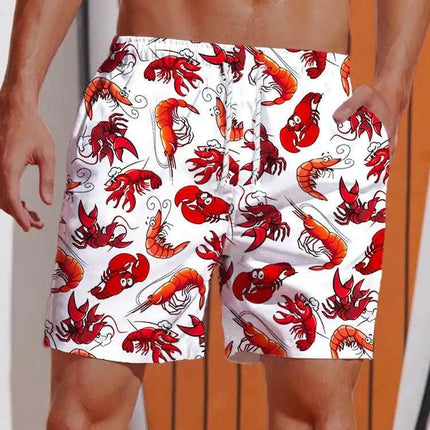 Men Summer 3D Hawaiian Animal Boardshorts - Boardshorts - Beach Fellow - Mad Fly Essentials