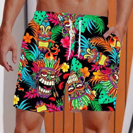 Men Summer 3D Hawaiian Animal Boardshorts - Boardshorts - Beach Fellow - Mad Fly Essentials