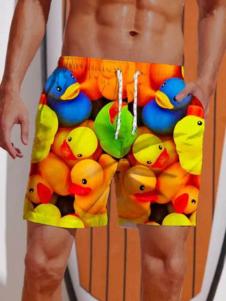 Men Summer 3D Hawaiian Animal Boardshorts - Boardshorts - Beach Fellow - Mad Fly Essentials