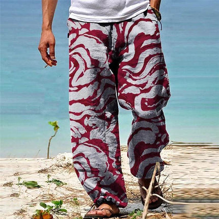 Men Summer 3D Wavy Smart Casual Cargo Pants - Mad Fly Essentials