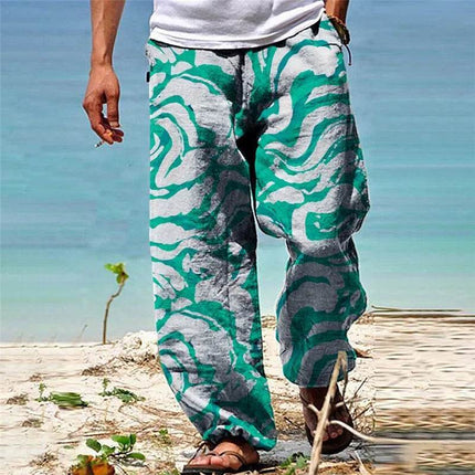 Men Summer 3D Wavy Smart Casual Cargo Pants - Cargo Pants - TrendSetter - Mad Fly Essentials