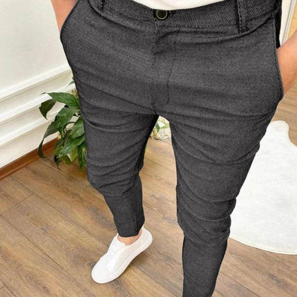 Men Summer Slim Business Casual Pants - Mad Fly Essentials