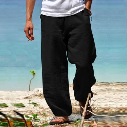 Men Business Casual Straight 3D Beach Pants - Pants - BC - Mad Fly Essentials