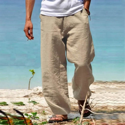 Men Business Casual Straight 3D Beach Pants - Pants - BC - Mad Fly Essentials