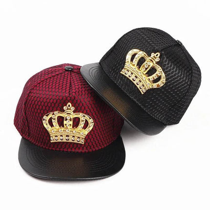 Men Summer Fashion Crown King Queen Baseball Hat - Hat - PangKE - Mad Fly Essentials