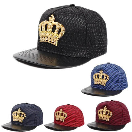 Men Summer Fashion Crown King Queen Baseball Hat - Mad Fly Essentials