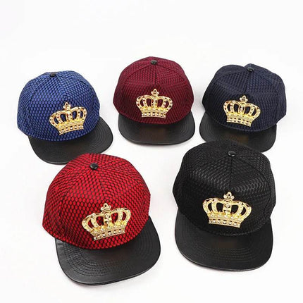 Men Summer Fashion Crown King Queen Baseball Hat - Hat - PangKE - Mad Fly Essentials