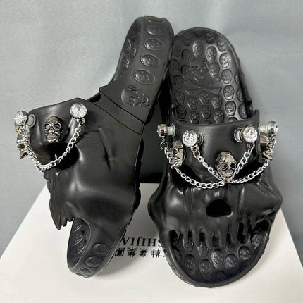 Men Summer Retro 3D Skull Sandals Men Footwear - Men Footwear - Comwarm - Mad Fly Essentials