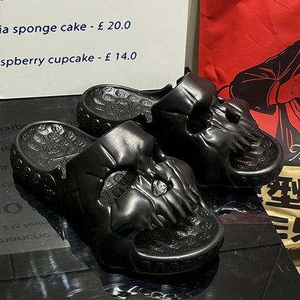 Men Summer Retro 3D Skull Sandals Men Footwear - Men Footwear - Comwarm - Mad Fly Essentials