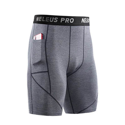 Men Summer Running Pocket Compression Fitness Shorts - Fitness Shorts - VINTOHOXN - Mad Fly Essentials
