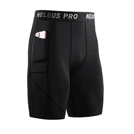 Men Summer Running Pocket Compression Fitness Shorts - Fitness Shorts - VINTOHOXN - Mad Fly Essentials
