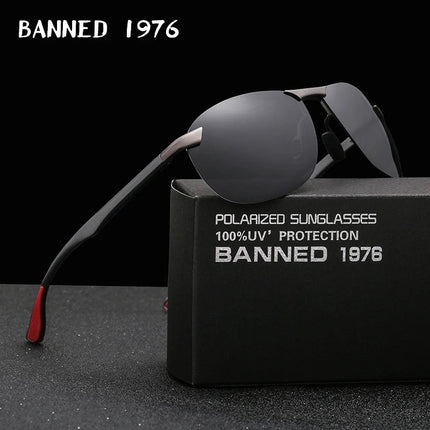 Men Sunglasses Autumn Hinge UV400 Eyewear - Men Sunglasses - Banned 1976 - Mad Fly Essentials