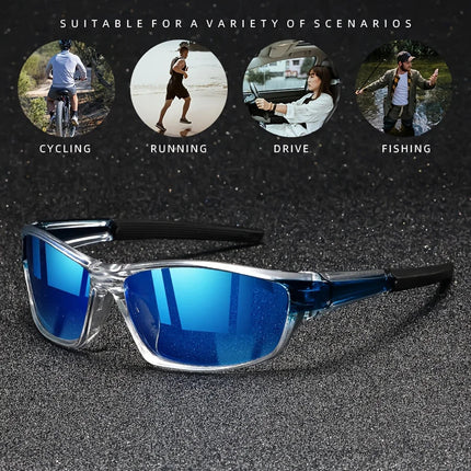 Men Sunglasses Lightweight Cycling Polarized Shades - Men Sunglasses - Veithdia - Mad Fly Essentials