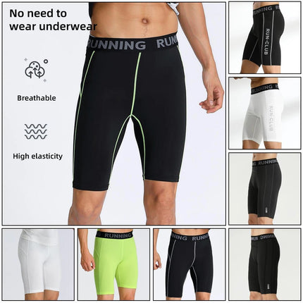 Men Sweats Black Sportswear Fitness Shorts Compression Pants - Men Sweats - VINTOHOXN - Mad Fly Essentials