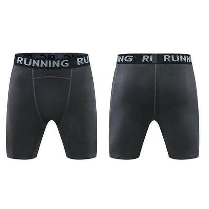 Men Sweats Black Sportswear Fitness Shorts Compression Pants - Men Sweats - VINTOHOXN - Mad Fly Essentials