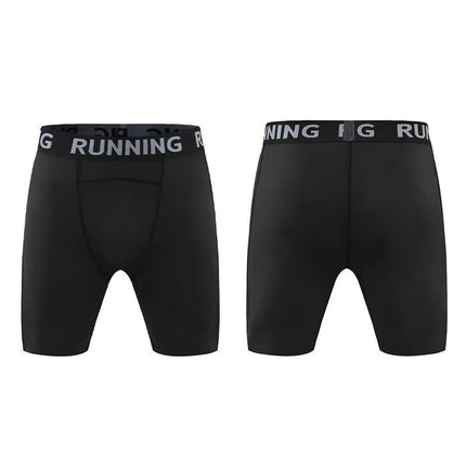 Men Sweats Black Sportswear Fitness Shorts Compression Pants - Men Sweats - VINTOHOXN - Mad Fly Essentials