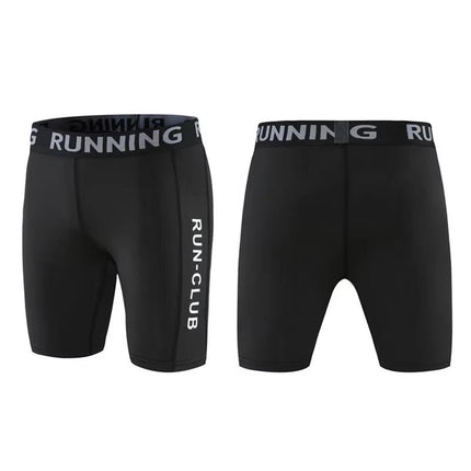 Men Sweats Black Sportswear Fitness Shorts Compression Pants - Men Sweats - VINTOHOXN - Mad Fly Essentials