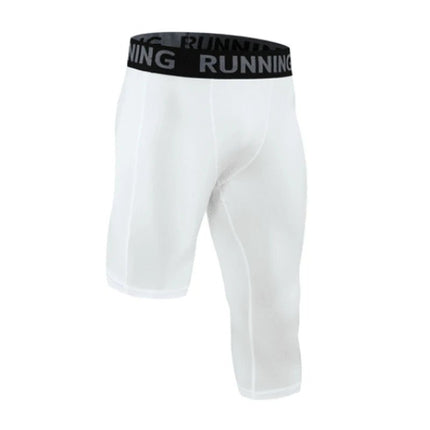 Men Sweats Black Sportswear Fitness Shorts Compression Pants - Men Sweats - VINTOHOXN - Mad Fly Essentials