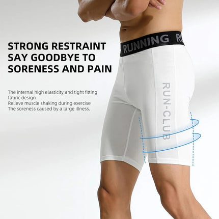 Men Sweats Black Sportswear Fitness Shorts Compression Pants - Men Sweats - VINTOHOXN - Mad Fly Essentials
