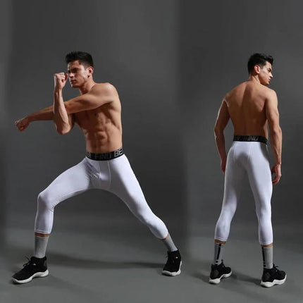 Men Sweats Men Solid Tights Fitness Leggings Compression - Men Sweats - Peeli - Mad Fly Essentials