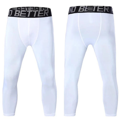 Men Sweats Men Solid Tights Fitness Leggings Compression - Men Sweats - Peeli - Mad Fly Essentials