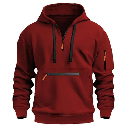 Men Sweats Winter Autumn Camouflage Vertical Hoodies Outerwear - Men Sweats - SiminFan - Mad Fly Essentials