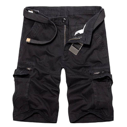 Men Tactical Khaki Camo Cargo Shorts - Cargo Shorts - Favocent - Mad Fly Essentials