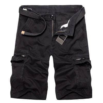 Men Tactical Khaki Camo Cargo Shorts - Cargo Shorts - Favocent - Mad Fly Essentials