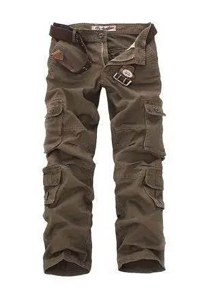 Men Tactical Multi - Pocket Washed Cargo Pants - Cargo Pants - SPQ - Mad Fly Essentials